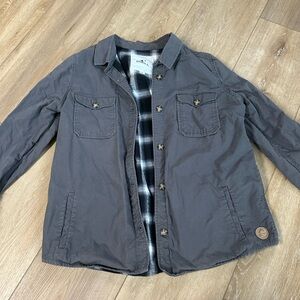 O'Neill Charcoal Jacket with Plaid Interior